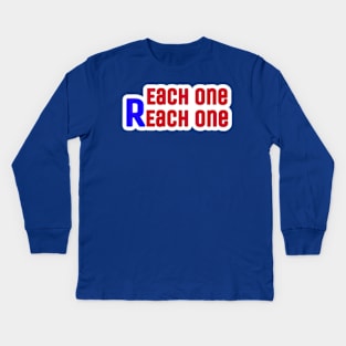 Each One Reach One - Back Kids Long Sleeve T-Shirt